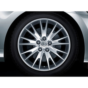 4x 62mm Lexus sliver/Gray Wheel Center Caps - 6 Side Auto