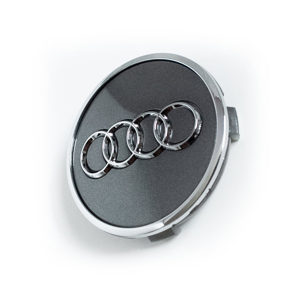 4PCS 69mm Gray Audi Wheel Center Caps Fits C58939 Audi A3, A4, A5, Q7, RS7,  S5, TT OEM #8W0601170B