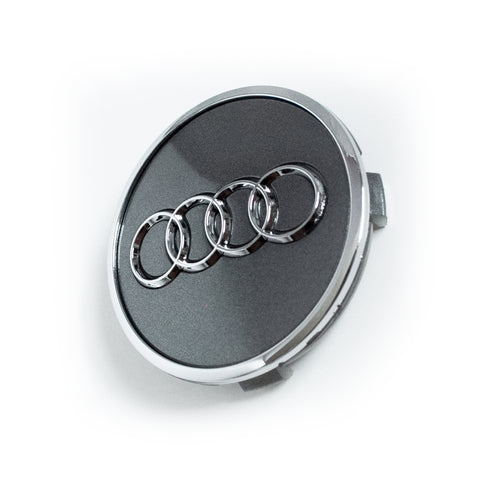 69mm Gray Audi Wheel Center Caps OEM Centers # 4B0601170A - 6 Side Auto