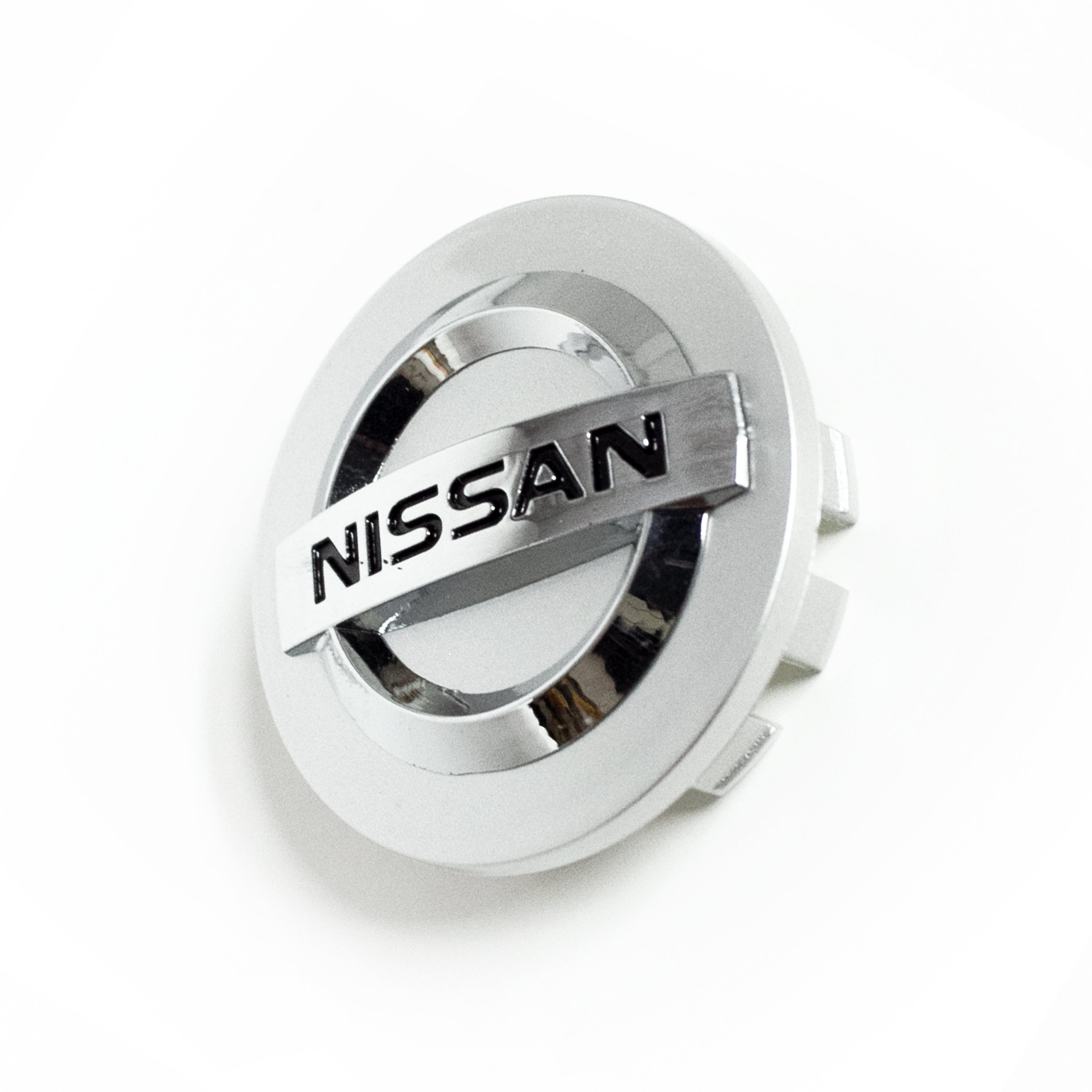 4x 54mm Silver Nissan Wheel Center Caps | 6 Side Auto