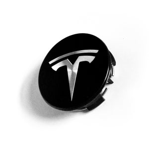 4 PCS 56mm Black Tesla Model 3 Y S X Wheel Cap Kit Center Cap - 6 Side Auto
