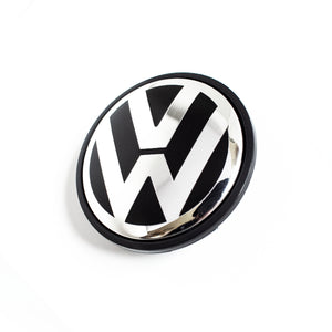 4x 55mm Volkswagen Wheel Center Caps - 6 Side Auto