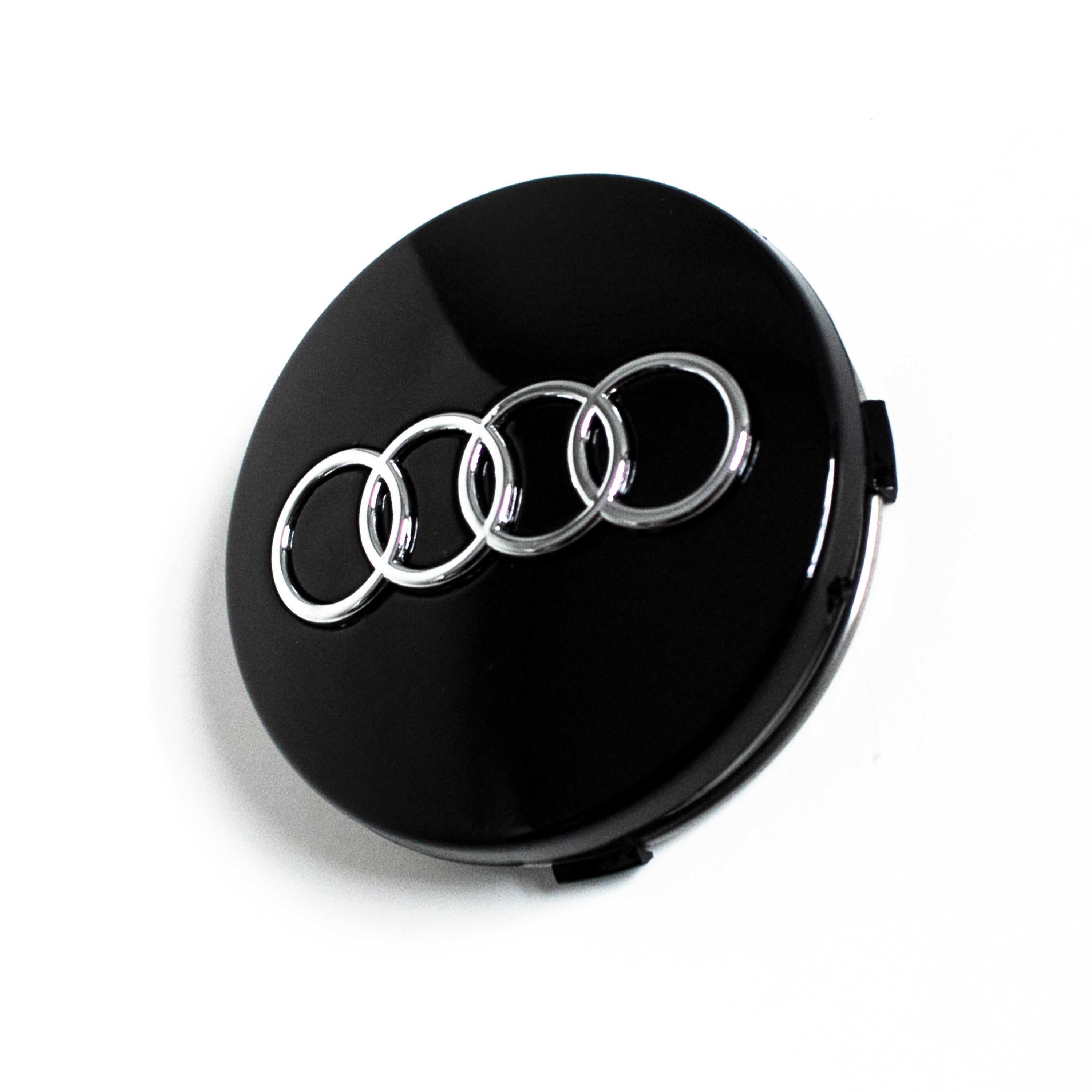 4PCS 68mm Black Audi Wheel Center Caps Fits C58834 Audi A3, A4, A5, A6, A7,  A8, S4, S5, S6, S7, S8, OEM Center Cap #8D0 601 170