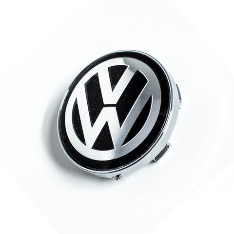 4x 60mm Volkswagen Wheel Center Caps - 6 Side Auto