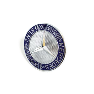 Mercedes Benz Flat Mount Hood Emblem Badge Ornament Logo 2048170616  57mm - 6 Side Auto