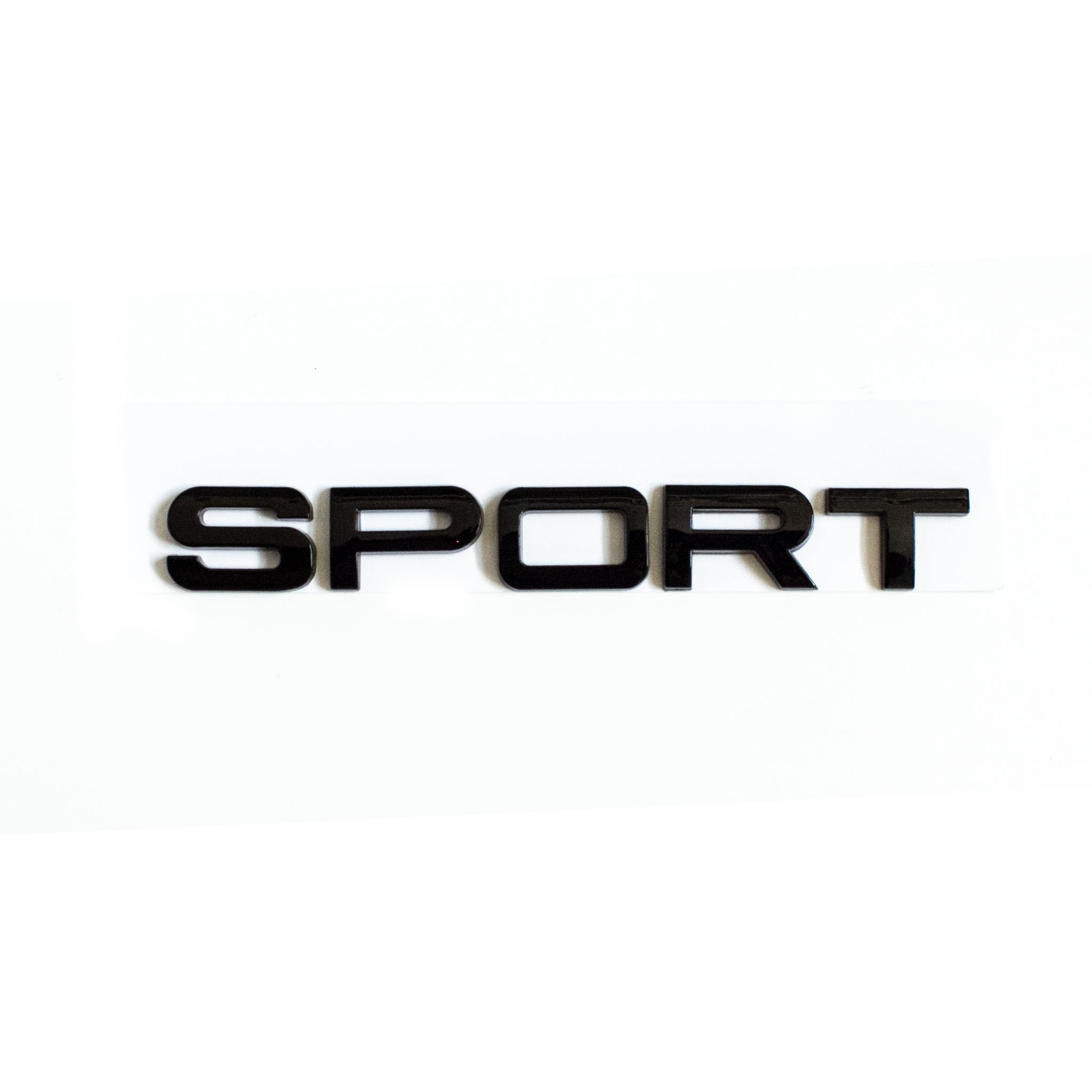 Range Rover Autobiography Rear Emblem Black Letters SPORT Autobiography Trunk Lids Rear Badge Emblem Emblems ...