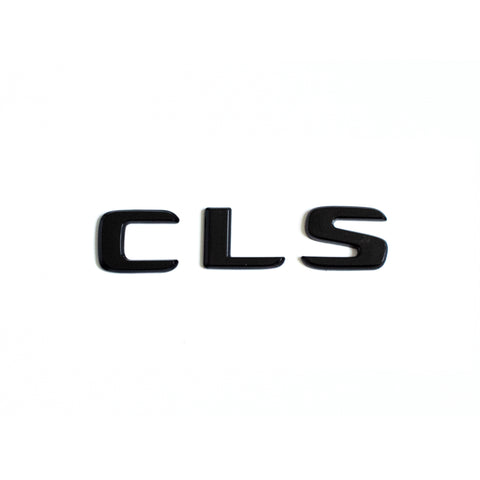 CLS Mercedes Benz Gloss Black Lettering Emblem AMG Boot Trunk Badge Stick On For All Mercedes - 6 Side Auto