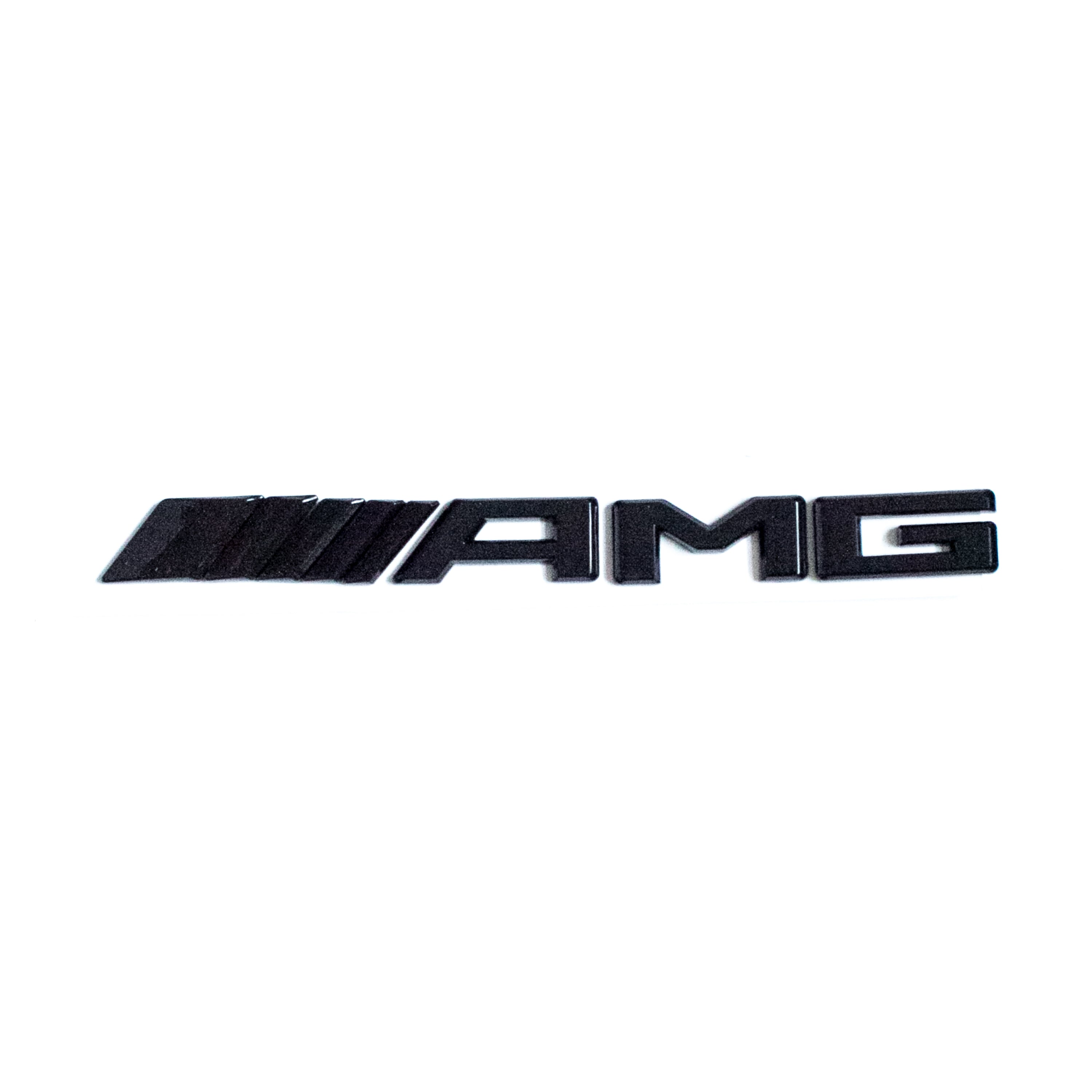 Gloss Black AMG Boot Trunk Emblem Badge Stick On For All Mercedes