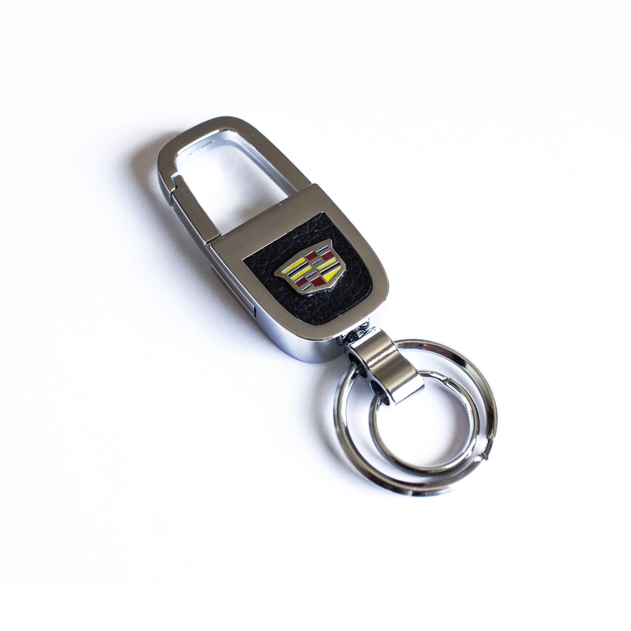 Cadillac Crest Logo Keychain – Heavy Metal Emblem Fob For Escalade, CTS & More
