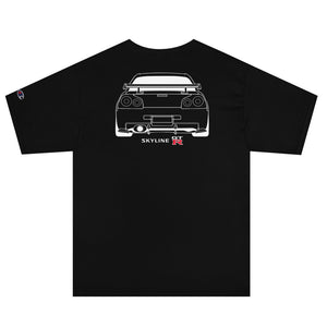 6sideauto Skyline GTR - Black - Men's Champion T-Shirt - 6 Side Auto