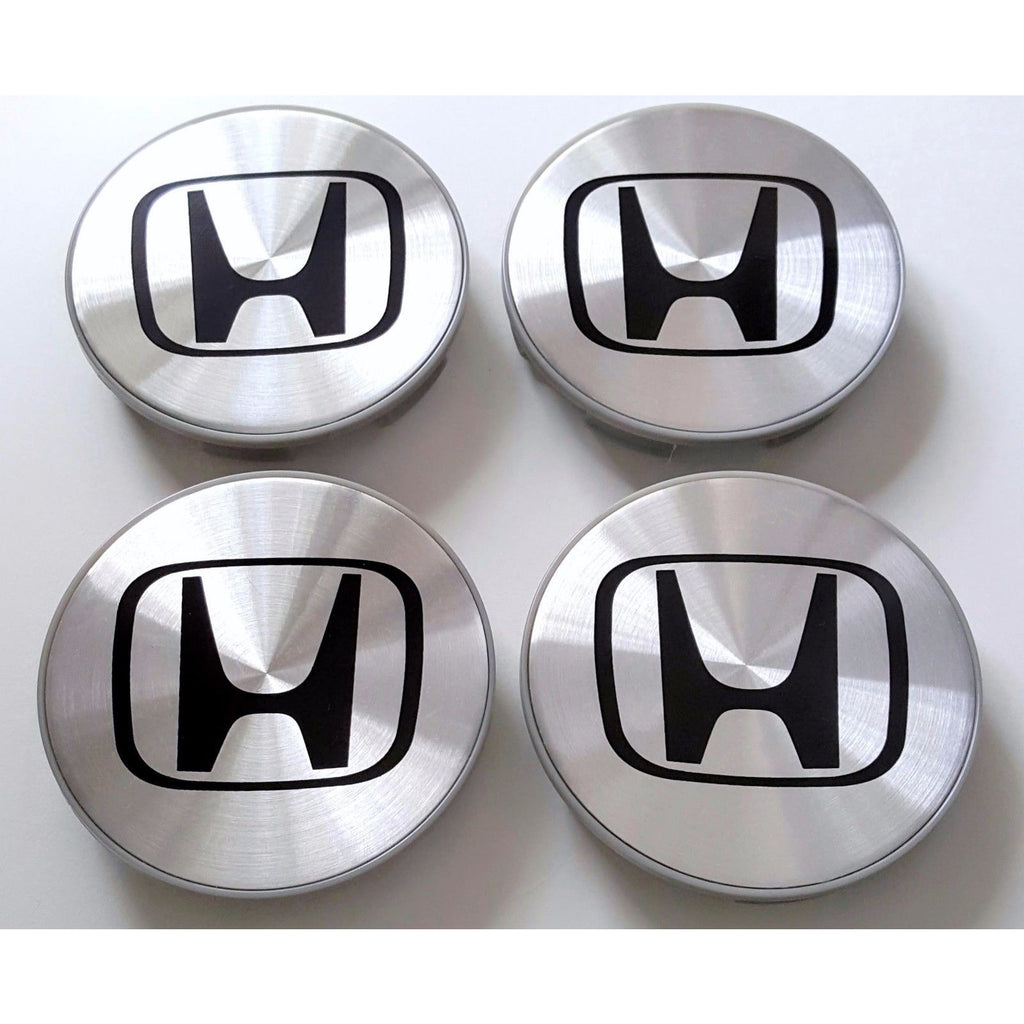4-Pack 58mm Universal ABS Wheel Center Caps - Fits Honda, Subaru, RTX & More (Black)